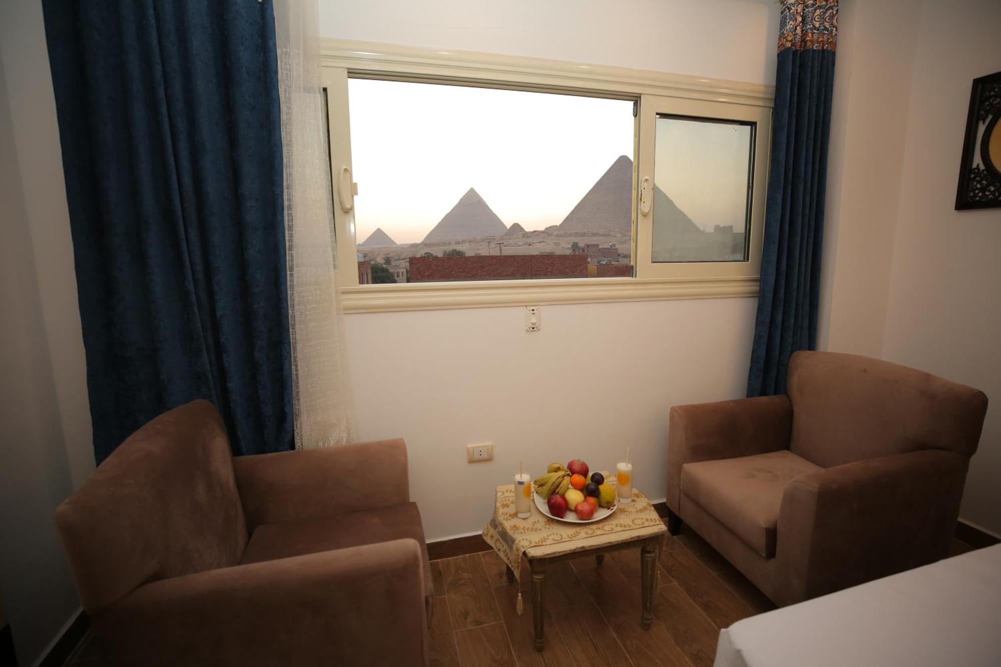 Hotel Hussien Lotus Pyramids View Kairo Exterior foto