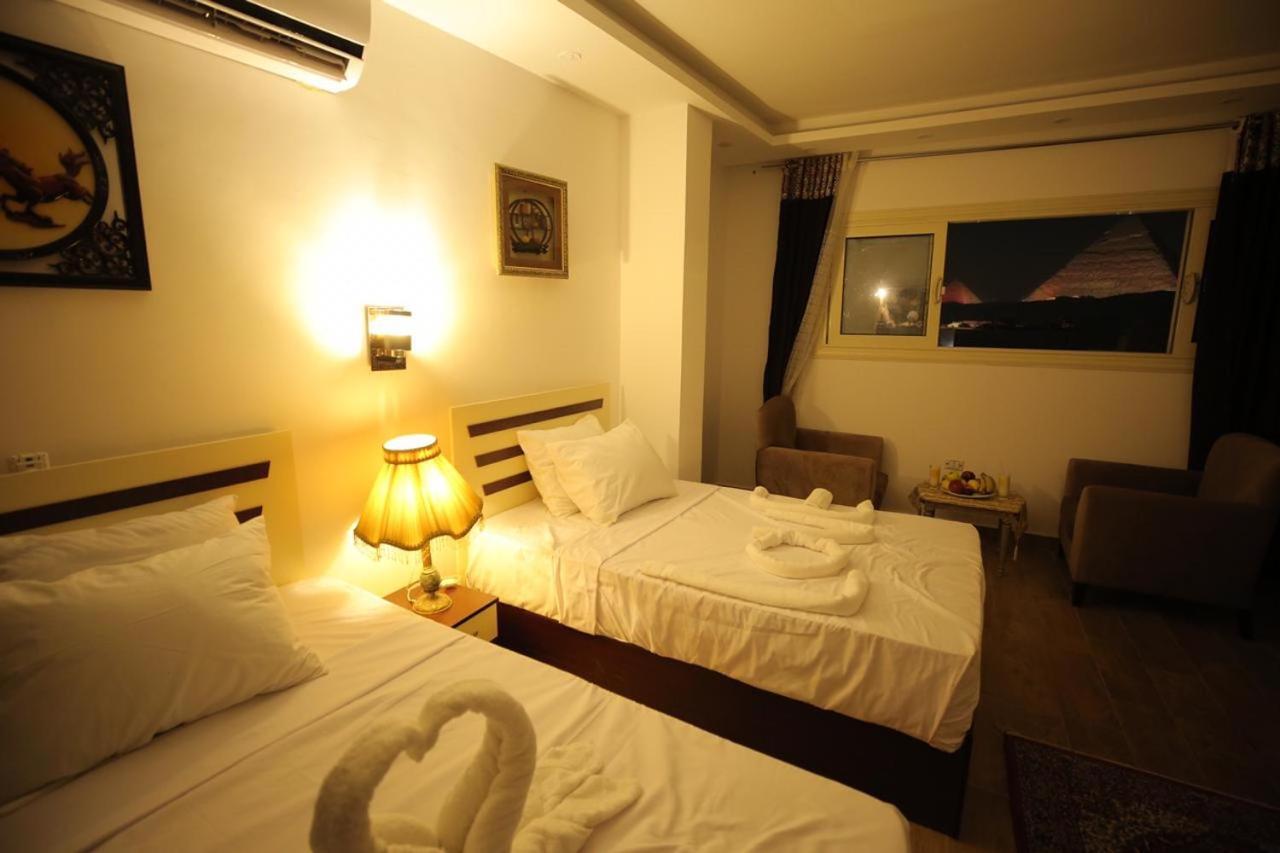 Hotel Hussien Lotus Pyramids View Kairo Exterior foto