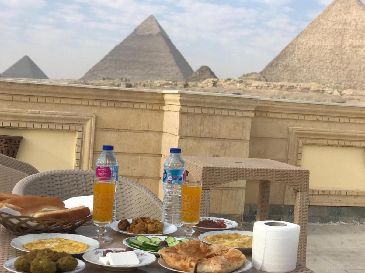 Hotel Hussien Lotus Pyramids View Kairo Exterior foto