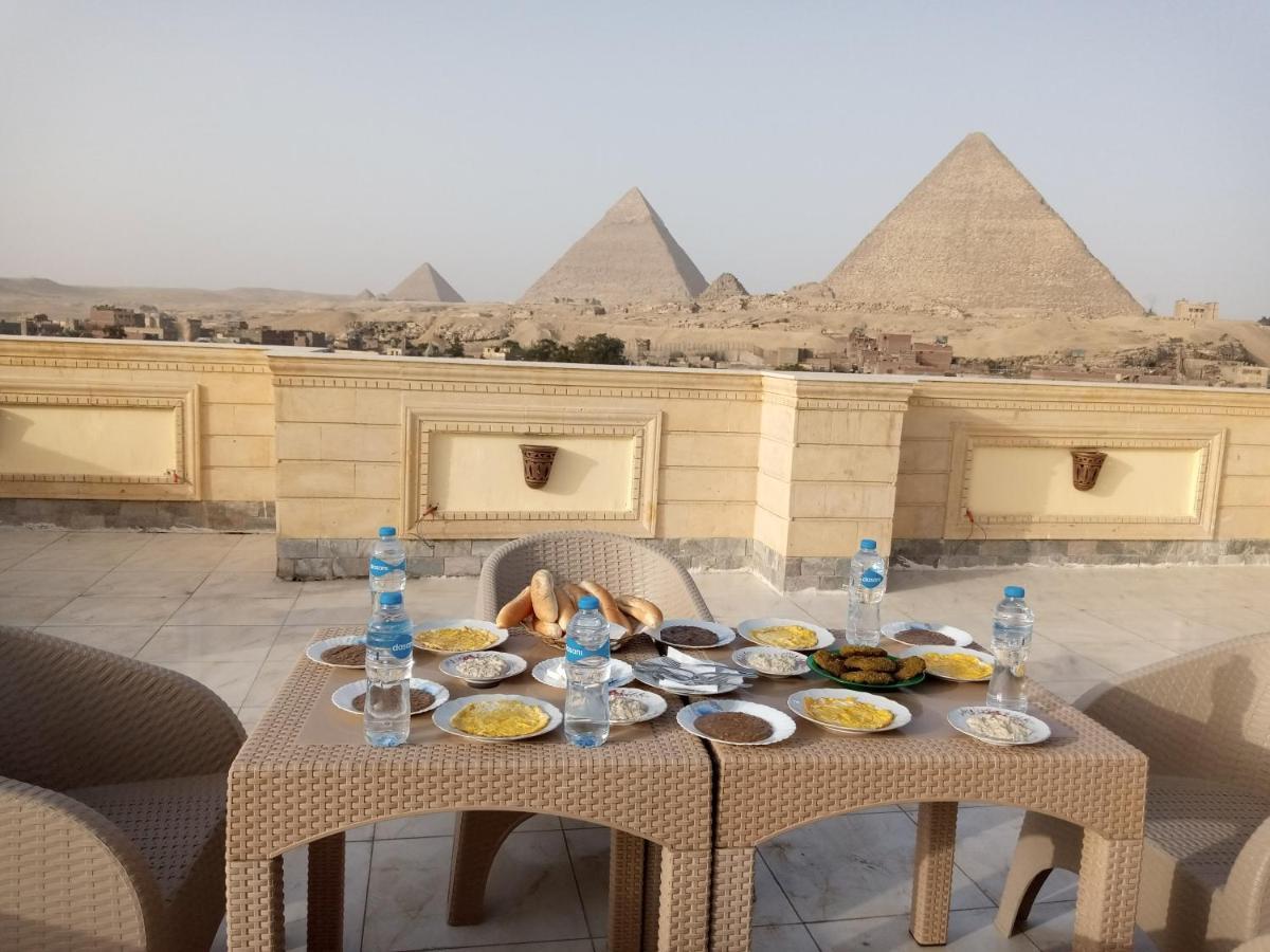 Hotel Hussien Lotus Pyramids View Kairo Exterior foto